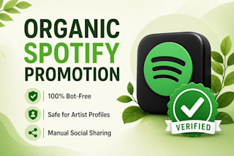 do organic spotify music promotion, spotify music marketing