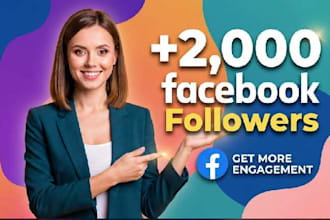 grow up 2,000 facebook followers organically