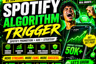 trigger the algorithms of your spotify music promotion, spotify ads