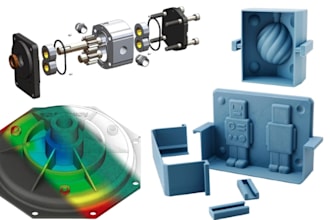 do simulation, dfm analysis industrial design slip casting mold with obj file