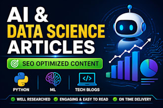 create high quality ai and tech blog posts and tutorials