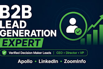 verified b2b lead generation decision maker contact list