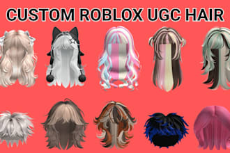 create roblox ugc ugc hair, hairstyles, 3d hair models and roblox accessories