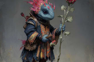 create character art and creature concept art
