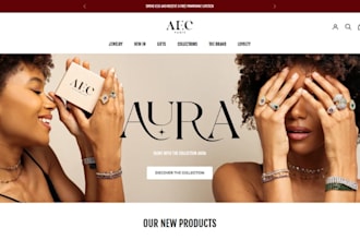 jewelry website fashion jewelry shopify store jewelry website redesign