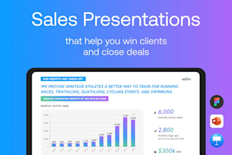 create a professional powerpoint sales presentation design