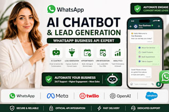 build whatsapp ai chatbot, whatsapp lead generation bot whatsapp business api