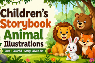 draw original watercolor children book art