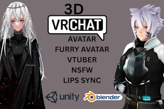 design and upload custom vrchat avatar with full setup