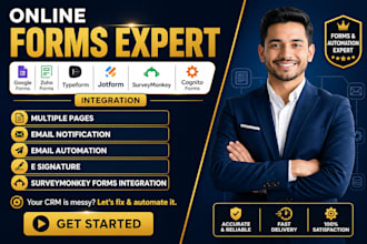google forms zoho forms typeform jotform surveymonkey cognito forms integration