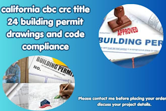 california cbc crc title 24 building permit drawings code compliance