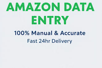 accurate shopify amazon product data entry service