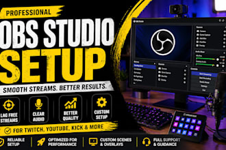 do obs studio setup for smooth twitch streaming for creators