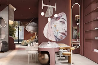 design modern beauty salon interior hair salon barbershop spa pedicure showroom