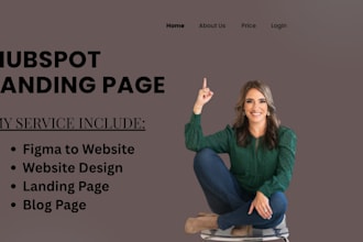 create hubspot landing page hubspot website hubspot blog figma to hubspot