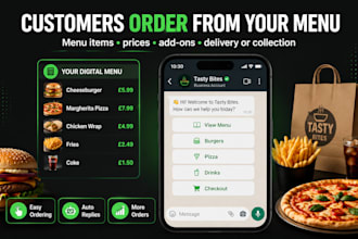 build a whatsapp ordering chatbot for restaurants
