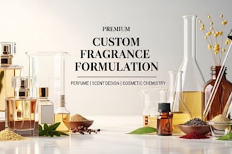 formulate long lasting perfume, cologne fragrance oil blend custom scent profile