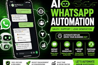 build ai whatsapp automation for sales customer support and lead generation