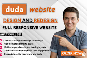 design duda website, redesign duda website builder, design duda landing page