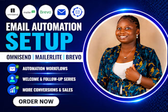 email automation setup omnisend mailerlite brevo workflows funnels