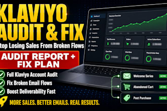 audit and fix your klaviyo email flows and automation