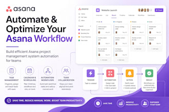 build efficient asana project management system automation for teams