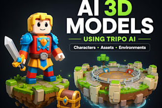 create 3d models using tripo ai from your idea or image