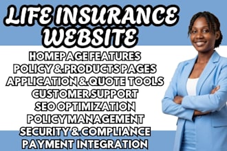 design life insurance website insurance website health insurance site agent site