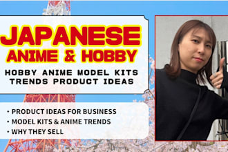 research japanese hobby products and market trends