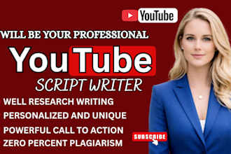 do video script writing for youtube channel video script writer