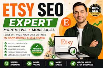 optimize your etsy listing SEO title tags and description