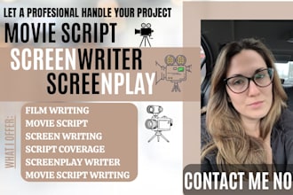 write movie script children script screenplay script industrial quality feedback