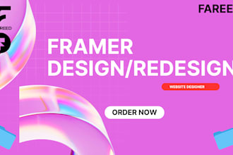 design or redesign a premium framer website for web3 or crypto project