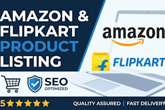 do amazon and flipkart product listing and data entry