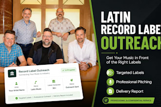 submit your latin music to direct record labels to get you signed