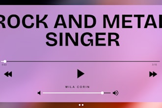 be your female rock singer and multigenre vocalist and songwriter