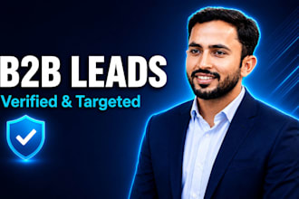 do targeted b2b lead generation and verified email list