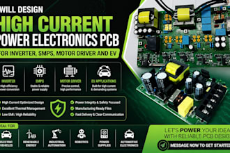 design high current power electronic for inverter, smps, motor driver and ev