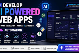develop ai powered web apps software developer ai saas ai website n8n automation