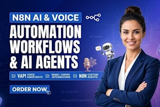build n8n ai automation workflows, ai agents and ai voice assistants using vapi