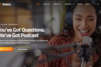 design wix podcast music artist website band beat producer music label website