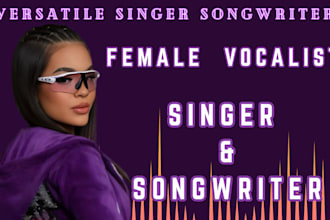 be your female pop singer rnb singer female singer songwriter rnb pop singer