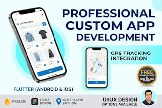 develop a professional gps tracking app in flutter