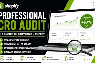 do shopify cro audit website audit and cro audit to increase conversion rate