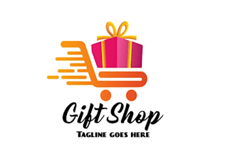 create attractive and imagination gift shop logo design