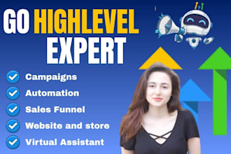 set up gohighlevel CRM, ghl snapshots, and sales funnels