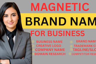 give your biz an unforgettable brand name or company name