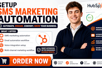 setup sms marketing automation email voiceintegration workflow