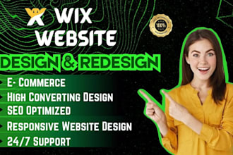 build, design or redesign wix website ,wix business and e commerce business
