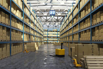 design 2d, 3d  factory layout, space arrangement, warehouse, workshop facility